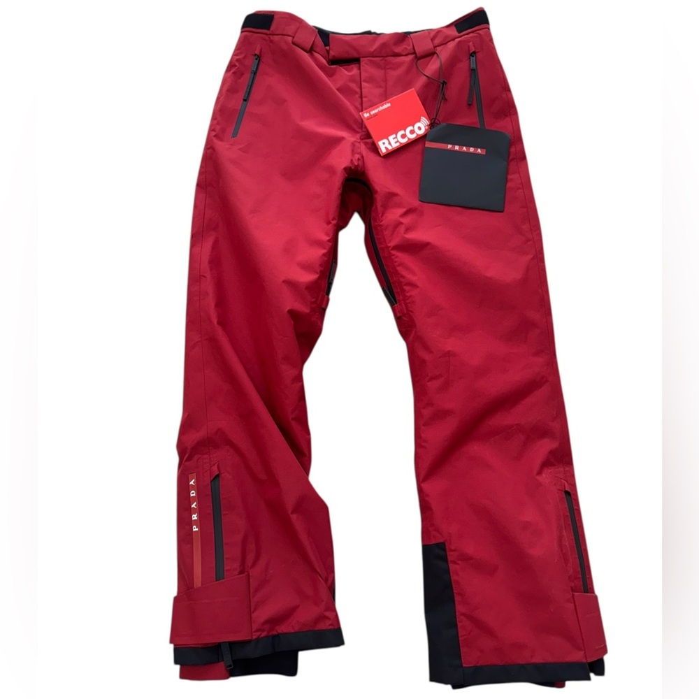PRADA***Men's Red Extreme Tex Ski Pants***Medium $2950 NWT
